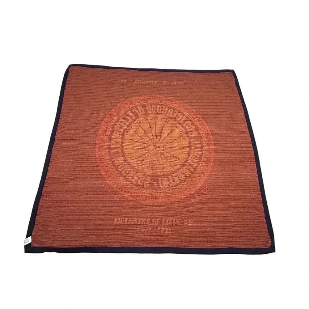 Vintage International Brotherhood of Electrical Workers Knitted Acrylic‎ Blanket